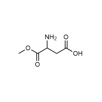 3-Amino-4-methoxy-4-oxobutanoic acid Chemical Structure