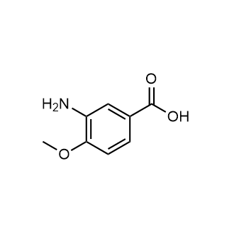 3-Amino-4-methoxybenzoic acid Chemical Structure