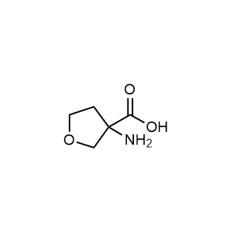 3-Aminotetrahydrofuran-3-carboxylic acid Chemische Struktur