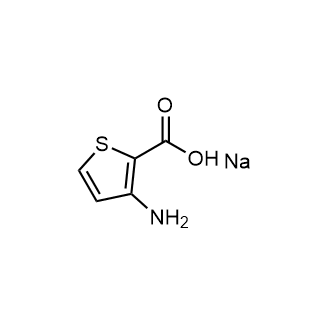 3-Aminothiophene-2-carboxylicacid,sodiumsalt Chemical Structure