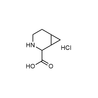 3-Azabicyclo[4.1.0]heptane-2-carboxylic acid hydrochloride 化学構造