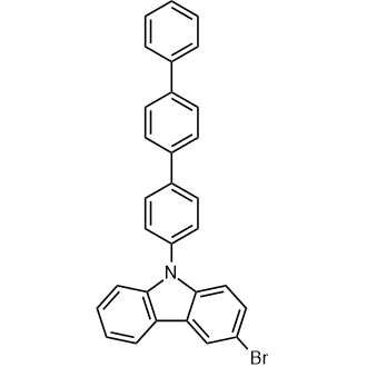 3-Bromo-9-([1,1':4',1''-terphenyl]-4-yl)-9H-carbazole Chemical Structure