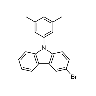 3-Bromo-9-(3,5-dimethylphenyl)-9H-carbazole Chemical Structure