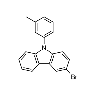 3-Bromo-9-(m-tolyl)-9H-carbazole Chemische Struktur