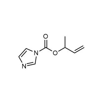 3-Buten-2-yl 1H-imidazole-1-carboxylate Chemische Struktur