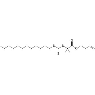 3-Butenyl 2-(dodecylthiocarbonothioylthio)-2-methylpropionate Chemical Structure