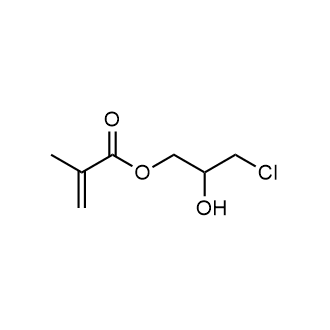 3-Chloro-2-hydroxypropyl methacrylate(stabilizedwithHQ) 化学構造