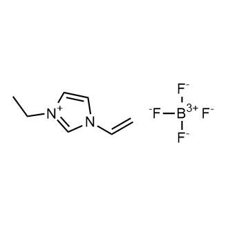 3-ethyl-1-vinyl-1H-imidazol-3-ium tetrafluoroborate Chemical Structure