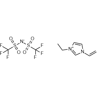 3-Ethyl-1-vinylimidazolium Bis(trifluoromethanesulfonyl)imide Chemical Structure