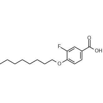 3-Fluoro-4-n-octyloxybenzoic Acid Chemical Structure