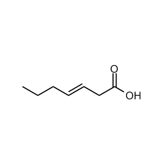 3-Heptenoic Acid Chemical Structure