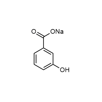 3-Hydroxybenzoic acid (sodium) Chemische Struktur