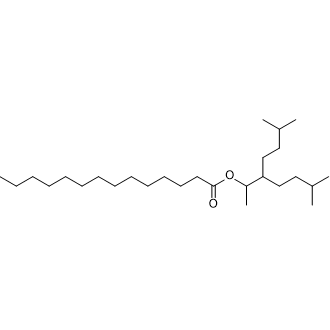 3-Isoamyl-6-methyl-2-heptyl Myristate Chemical Structure