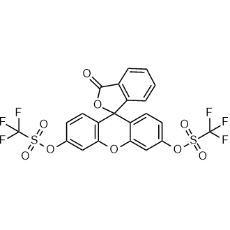 3-Oxo-3H-spiro[isobenzofuran-1,9'-xanthene]-3',6'-diyl bis(trifluoromethanesulfonate) Chemical Structure