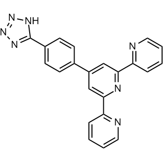 4'-(4-(1H-Tetrazol-5-yl)phenyl)-2,2':6',2''-terpyridine Chemical Structure