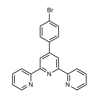 4'-(4-Bromophenyl)-2,6':2',2''-terpyridine Chemische Struktur