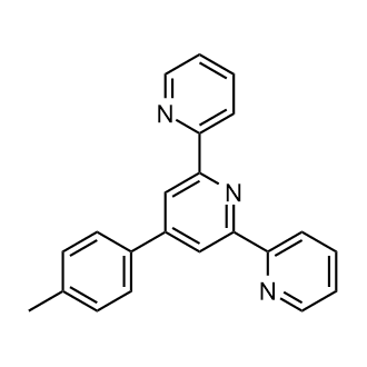 4'-(p-Tolyl)-2,2':6',2''-terpyridine 化学構造