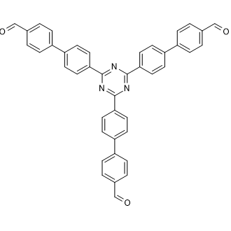 4',4''',4'''''-(1,3,5-Triazine-2,4,6-triyl)tris(([1,1'-biphenyl]-4-carbaldehyde)) Chemical Structure