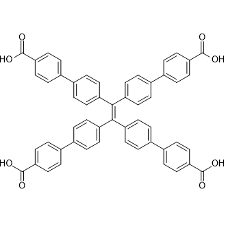 4',4''',4''''',4'''''''-(Ethene-1,1,2,2-tetrayl)tetrakis(([1,1'-biphenyl]-4-carboxylic acid)) Chemical Structure