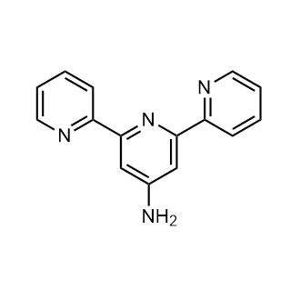 4'-Amino-2,2':6',2''-terpyridine Chemische Struktur