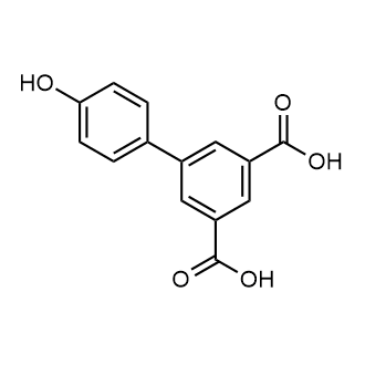 4'-Hydroxy-[1,1'-biphenyl]-3,5-dicarboxylic acid Chemische Struktur