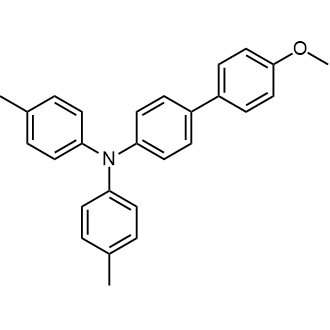 4'-Methoxy-N,N-di-p-tolyl-[1,1'-biphenyl]-4-amine 化学構造