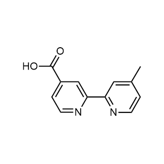 4'-Methyl-[2,2'-bipyridine]-4-carboxylic acid Chemische Struktur