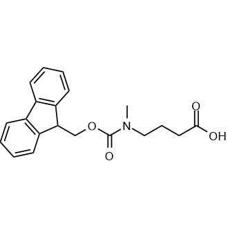 4-((((9H-Fluoren-9-yl)methoxy)carbonyl)(methyl)amino)butanoic acid Chemical Structure