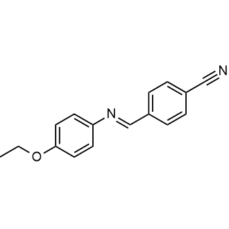 4-(((4-Ethoxyphenyl)imino)methyl)benzonitrile Chemical Structure