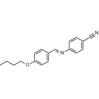 4-((4-Butoxybenzylidene)amino)benzonitrile Chemische Struktur