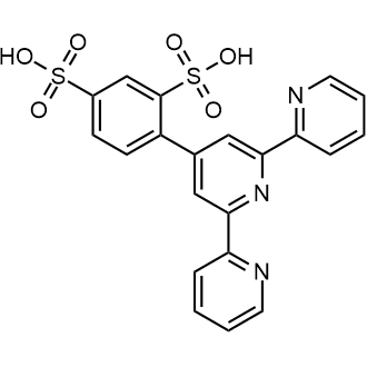 4-([2,2':6',2''-Terpyridin]-4'-yl)benzene-1,3-disulfonic acid Chemische Struktur