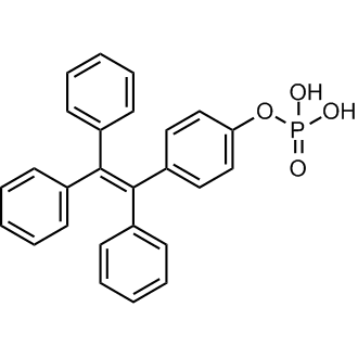 4-(1,2,2-Triphenylvinyl)phenyl dihydrogen phosphate Chemical Structure