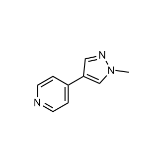 4-(1-Methyl-1H-pyrazol-4-yl)pyridine 化学構造