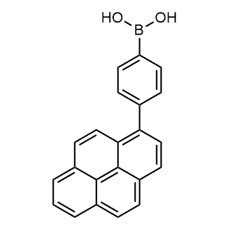 4-(1-Pyrenyl)phenylboronic Acid Chemical Structure