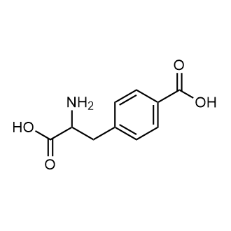 4-(2-Amino-2-carboxyethyl)benzoic acid 化学構造