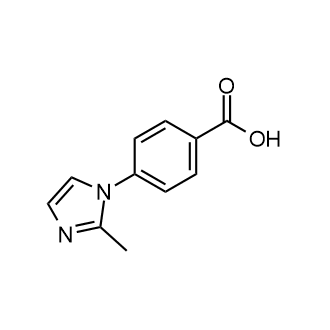 4-(2-Methyl-1H-imidazol-1-yl)benzoic acid Chemical Structure