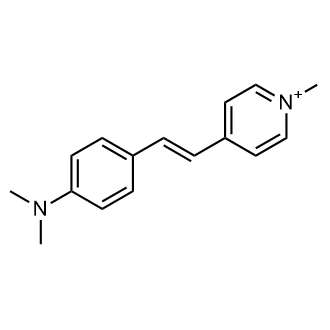 4-(4-Dimethylaminostyryl)-1-methylpyridinium Chemische Struktur