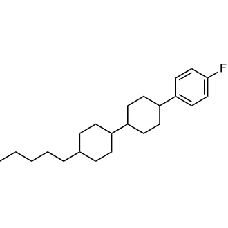 4-(4-Fluorophenyl)-4'-pentyl-1,1'-bi(cyclohexane) Chemical Structure