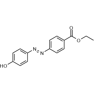 4-(4-Hydroxy-phenylazo)benzoic acid ethyl ester Chemical Structure