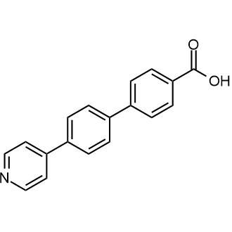 4-(4-Pyridin-4-ylphenyl)benzoic acid التركيب الكيميائي