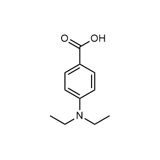 4-(Diethylamino)benzoic acid 化学構造