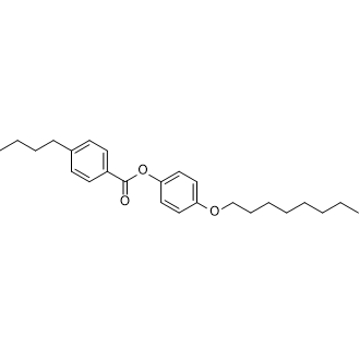 4-(Octyloxy)phenyl 4-butylbenzoate 化学構造