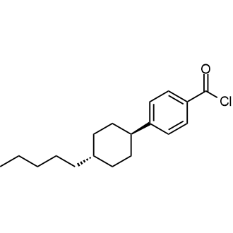 4-(trans-4-Pentylcyclohexyl)benzoyl chloride Chemical Structure