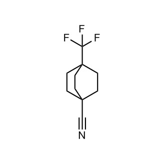 4-(Trifluoromethyl)bicyclo[2.2.2]octane-1-carbonitrile التركيب الكيميائي