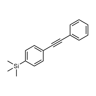 4-(Trimethylsilyl)diphenylacetylene Chemical Structure