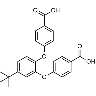 4,4'-((4-(Tert-butyl)-1,2-phenylene)bis(oxy))dibenzoic acid التركيب الكيميائي