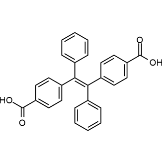 4,4'-(1,2-Diphenyl-1,2-ethenediyl)bis[benzoic acid] Chemical Structure