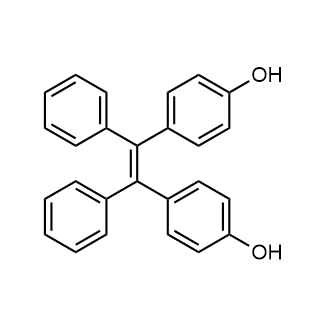 4,4'-(1,2-Diphenyl-1,2-ethenediyl)bis[phenol] Chemical Structure