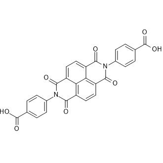 4,4'-(1,3,6,8-Tetraoxo-1,3,6,8-tetrahydrobenzo[lmn][3,8]phenanthroline-2,7-diyl)dibenzoic acid Chemical Structure