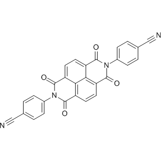 4,4'-(1,3,6,8-Tetraoxo-1,3,6,8-tetrahydrobenzo[lmn][3,8]phenanthroline-2,7-diyl)dibenzonitrile Chemische Struktur